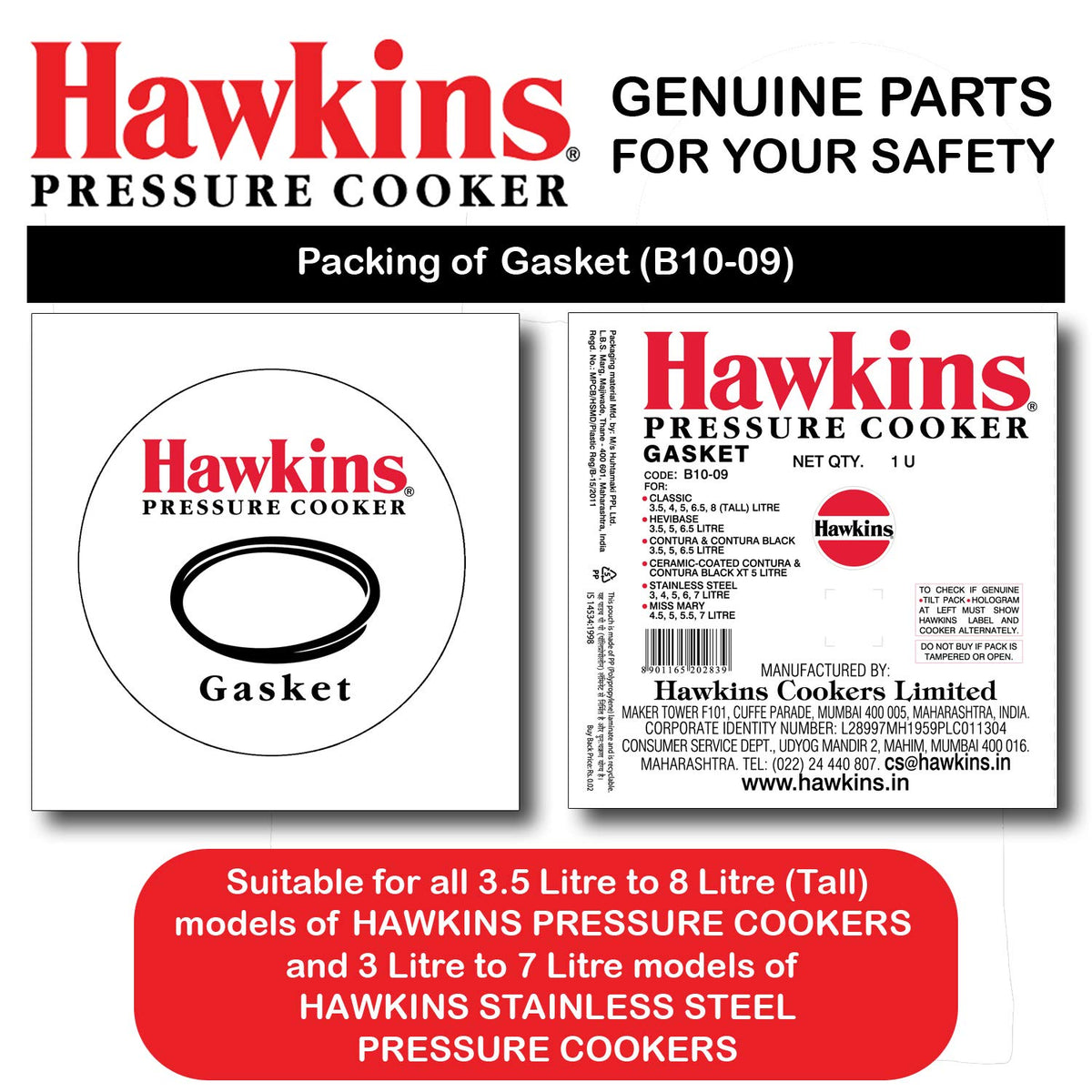 Pressure Cooker Gasket K323585
