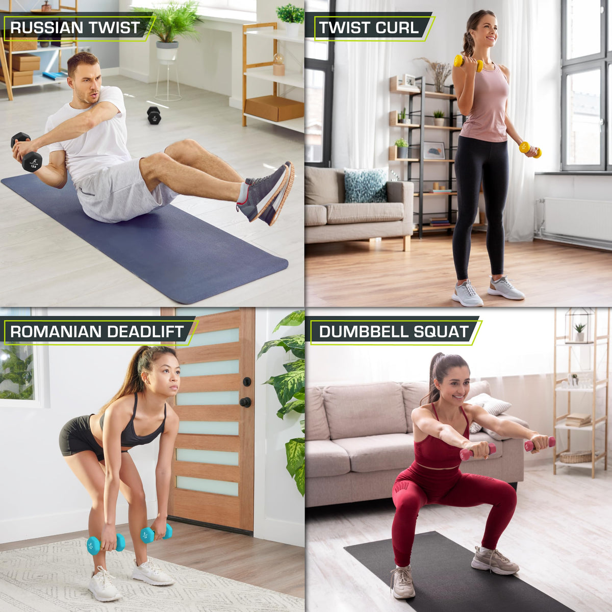 Neoprene Dumbbell Non-Slip Grip Q882764