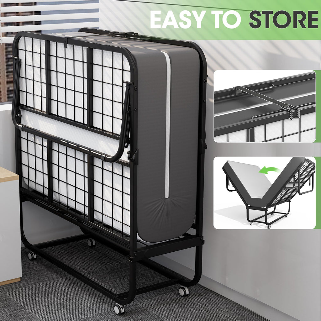 75" × 31" Folding Bed with Mattress N36514