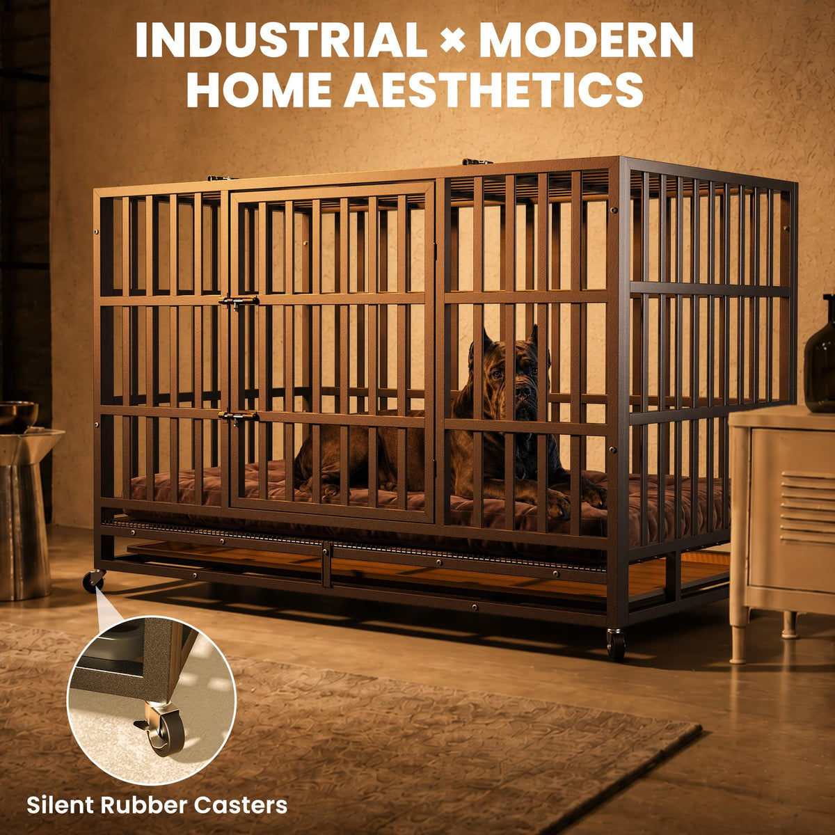 48 Inch Heavy Duty Dog Crate A76508