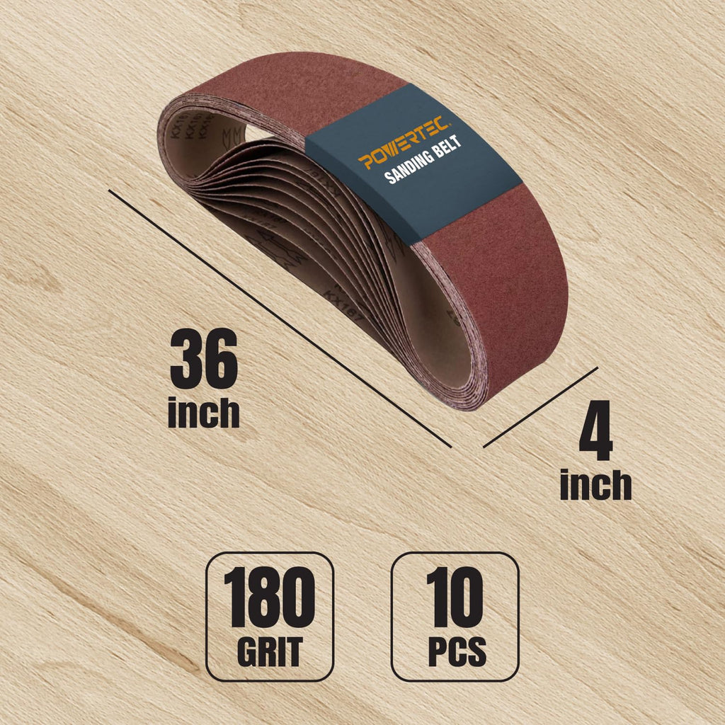 4 x 36 Inch 30pk Aluminum Oxide Sanding Belts Y158555