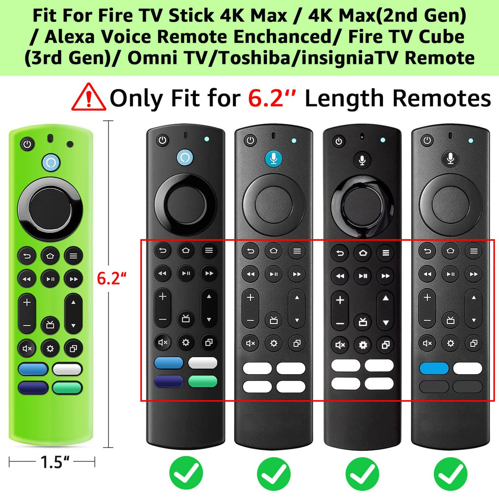 Silicone Remote Cover Glow in The Dark with Lanyard N769