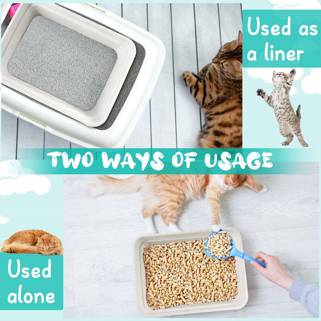 8 Pack Disposable Paper Cat Litter Boxes E55492