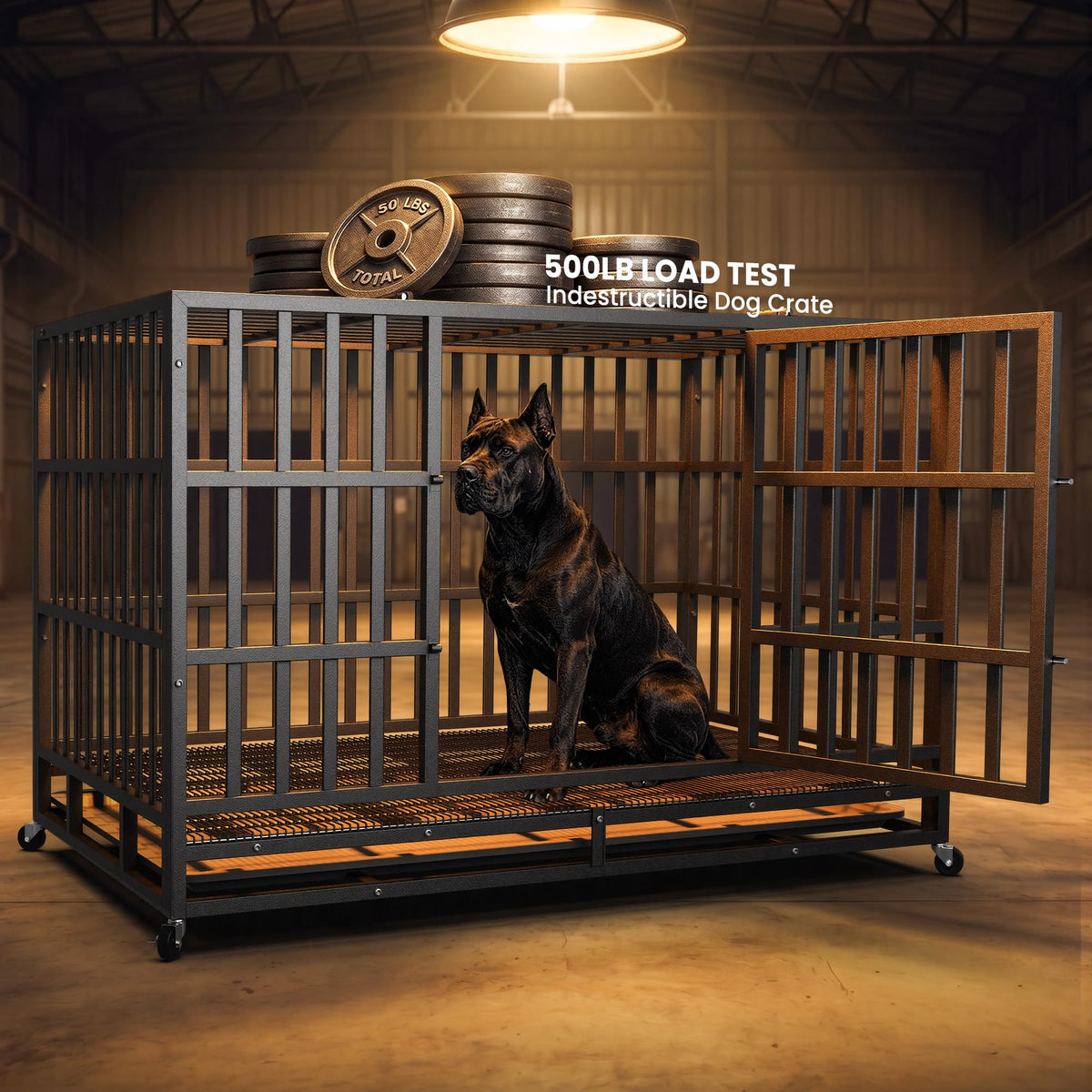 48 Inch Heavy Duty Dog Crate A76508