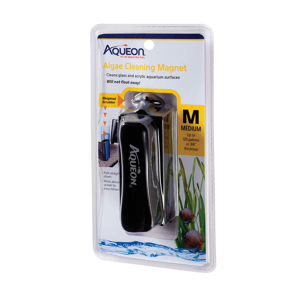 Aquarium Algae Scraper Magnetic Glass Cleaner J86681