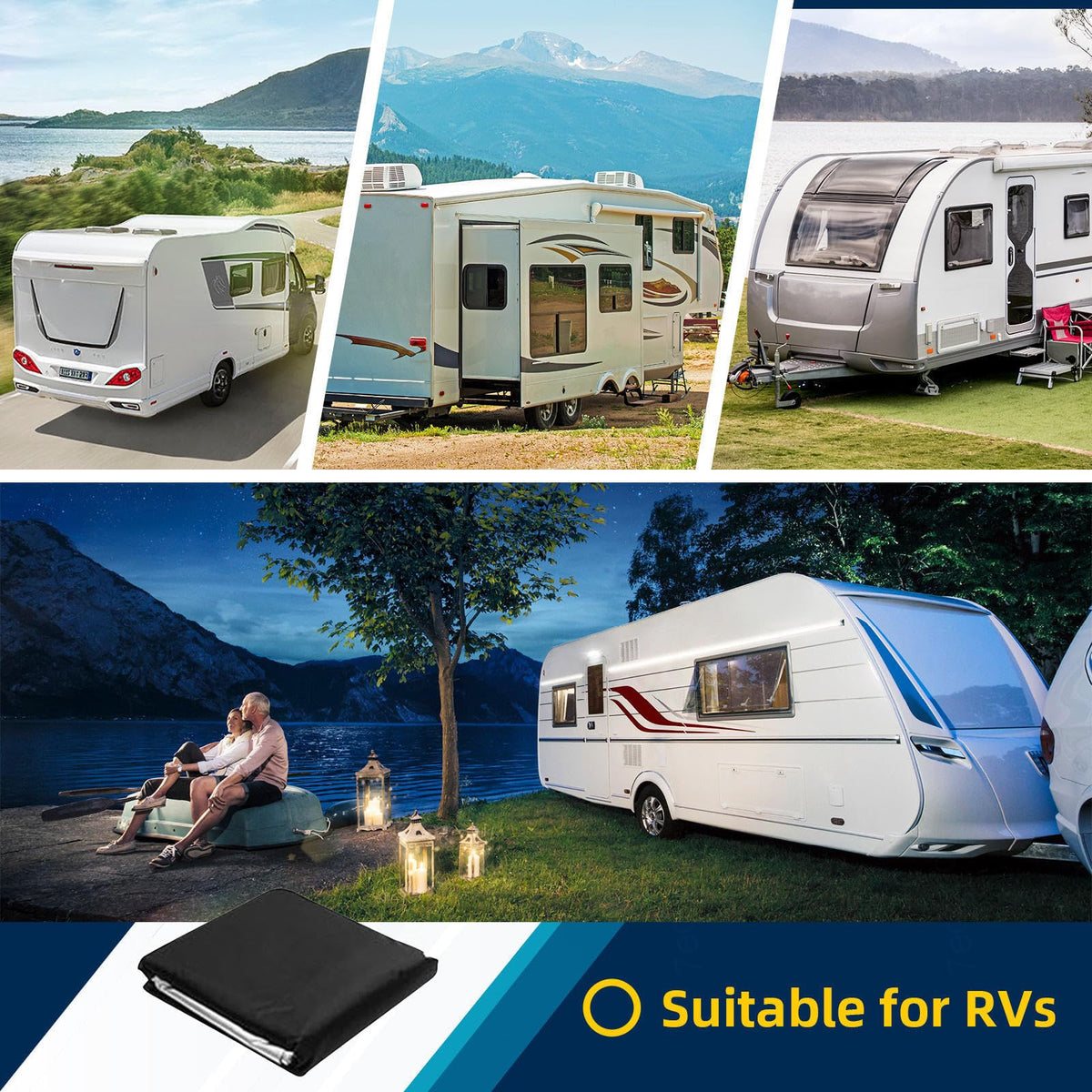 12-42 ft Travel Trailer RV Cover D467