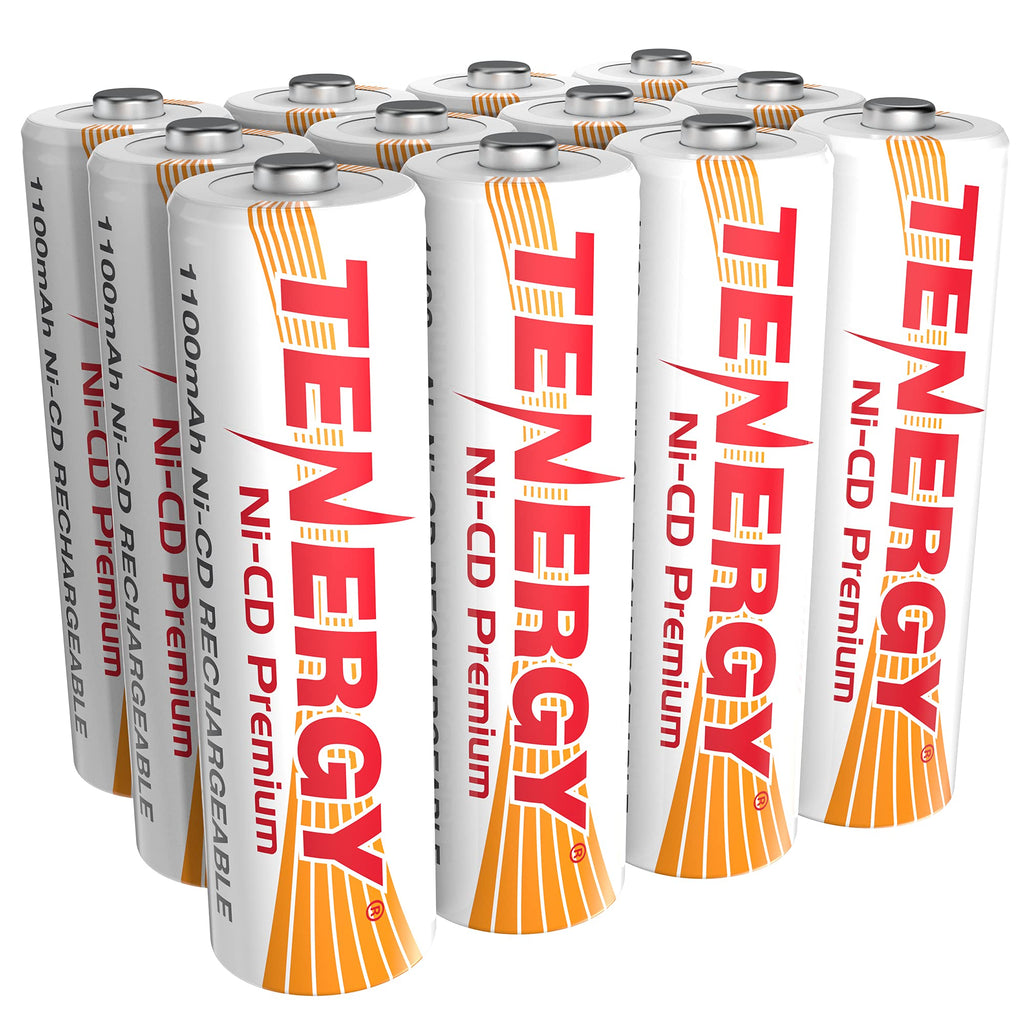 AA NiCd Rechargeable Batteries 1100mAh 1.2V 12 Count D215