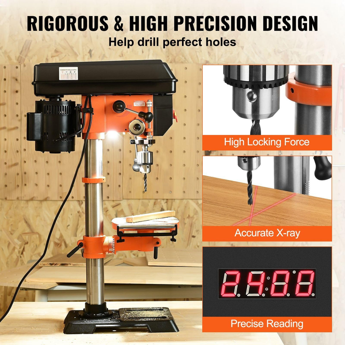 12in Benchtop Drill Press S102