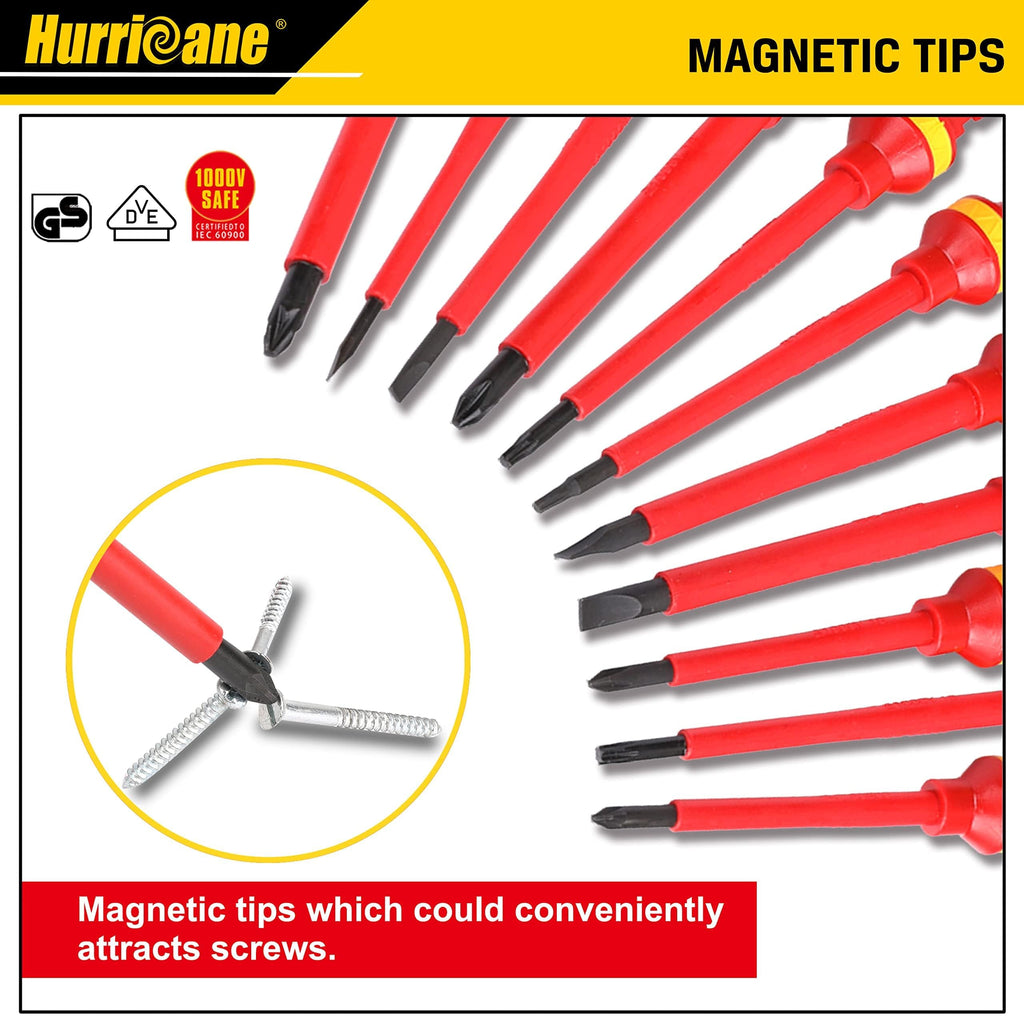 1000V Insulated 13 Piece Screwdriver Set J701