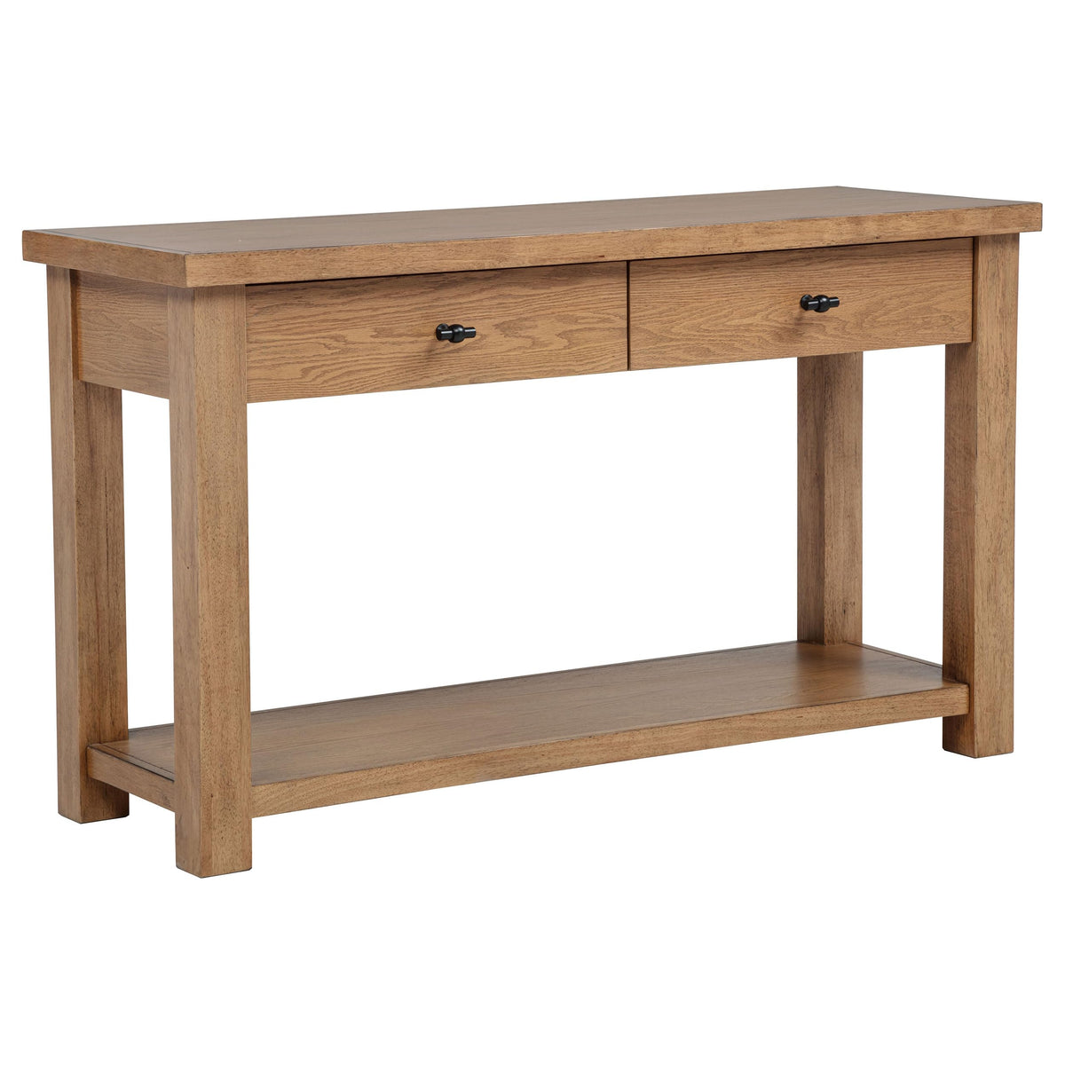 Golden Oak Console Table E932496