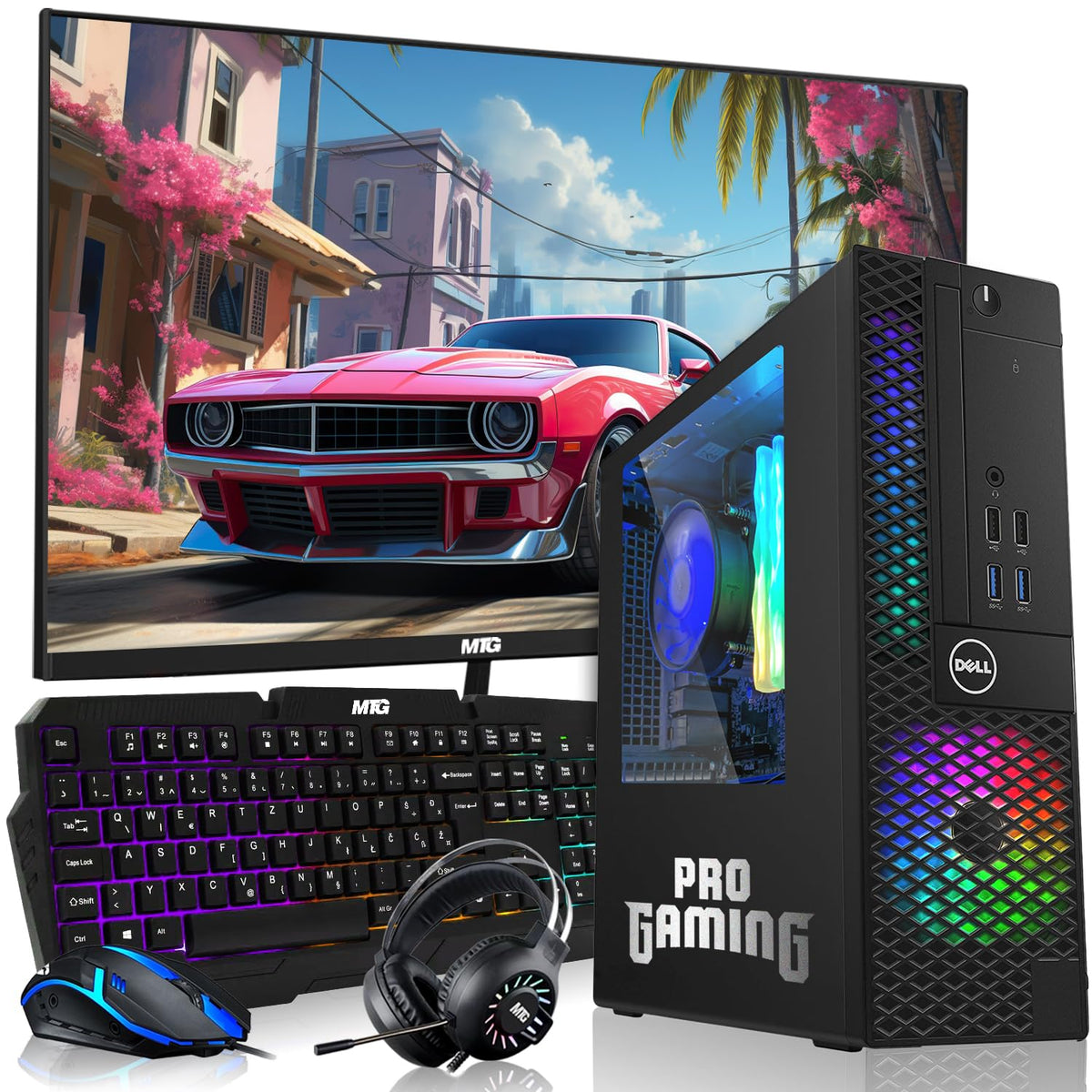 Intel Core i5 32GB RAM 1TB SSD Desktop PC with 24 Inch Monitor Z381769