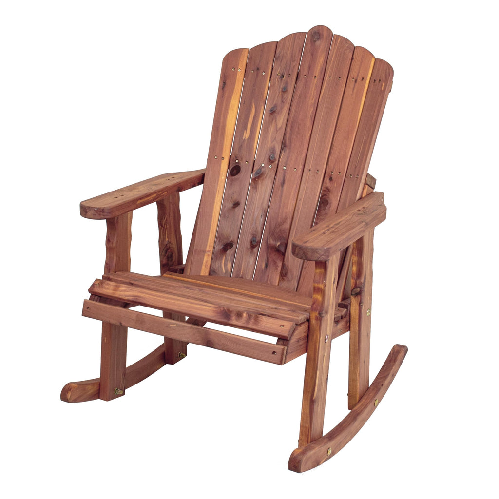 Cedar Adirondack Rocking Chair E71401