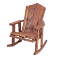 Cedar Adirondack Rocking Chair E71401