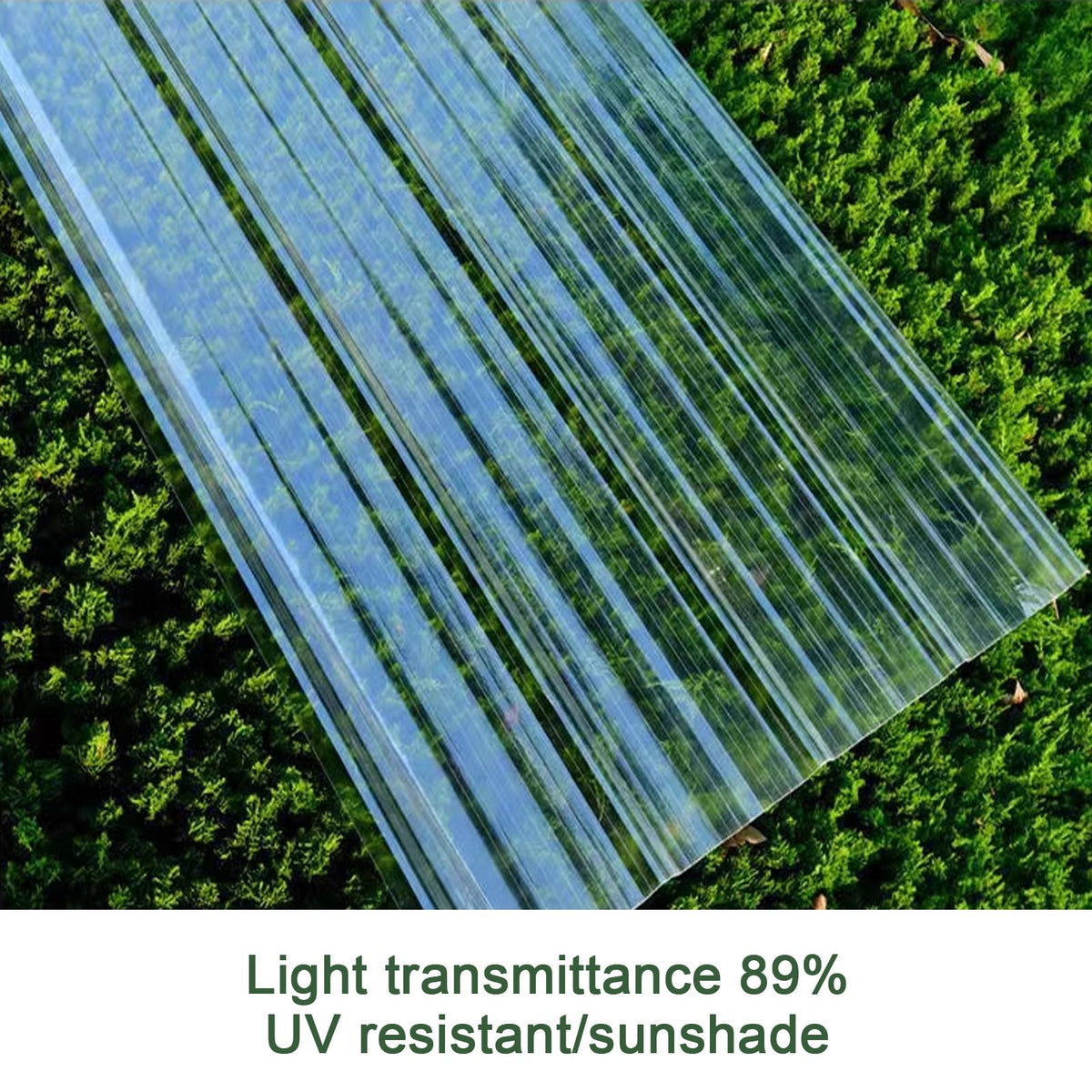 Corrugated Fiberglass Roofing Panels 8 pcs 35x63in J521