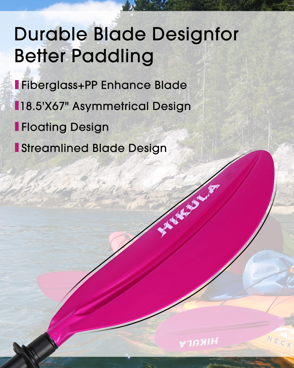 Adjustable Floating Kayak Paddles 3 Piece D9653