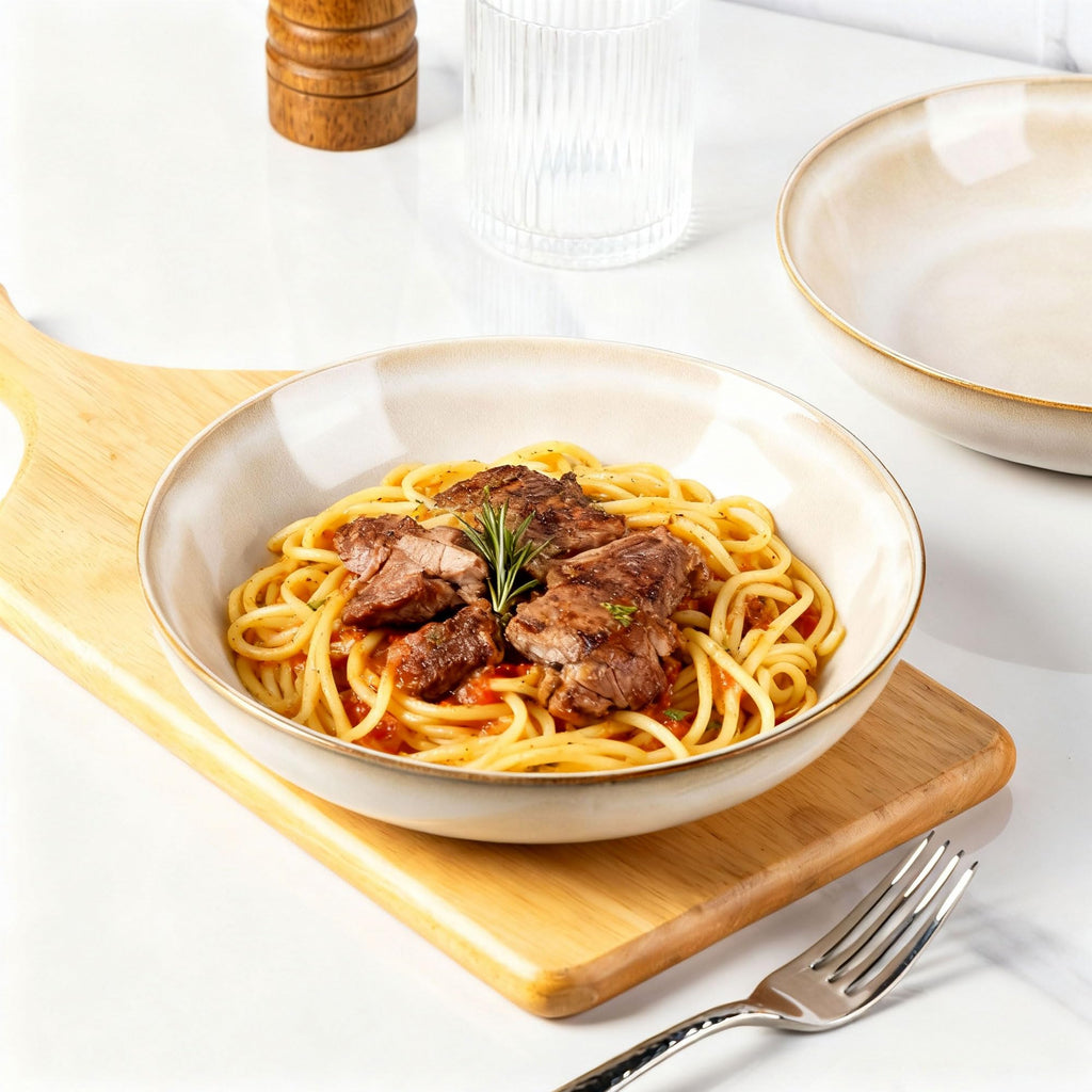 Ceramic Pasta Bowls Set of 4 S92326