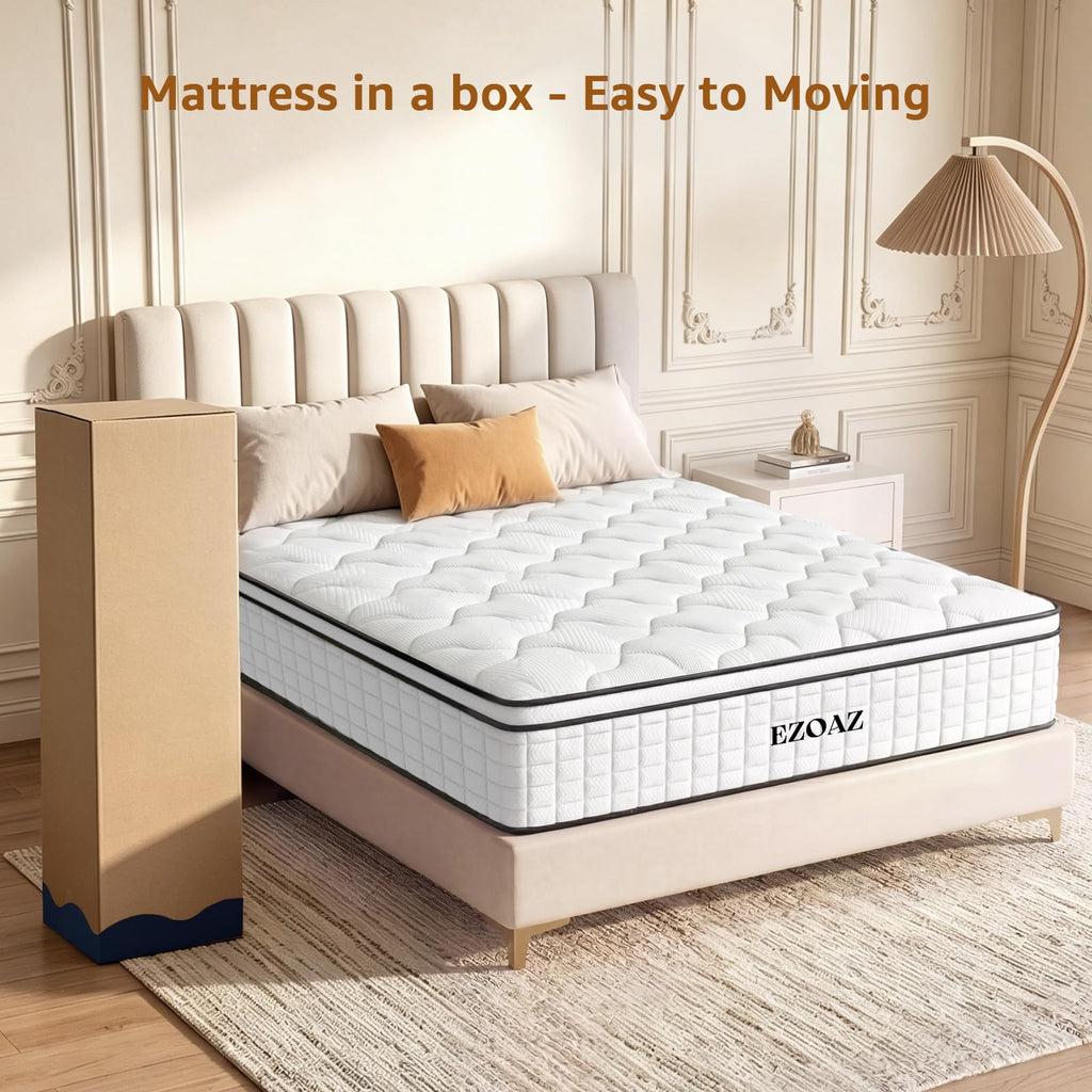 12 Inch Medium Firm Hybrid Full Mattress J4734