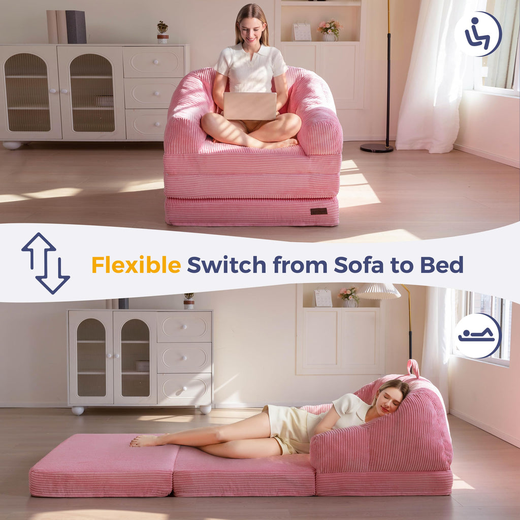 Folding Sofa Bed with Backrest Q344774