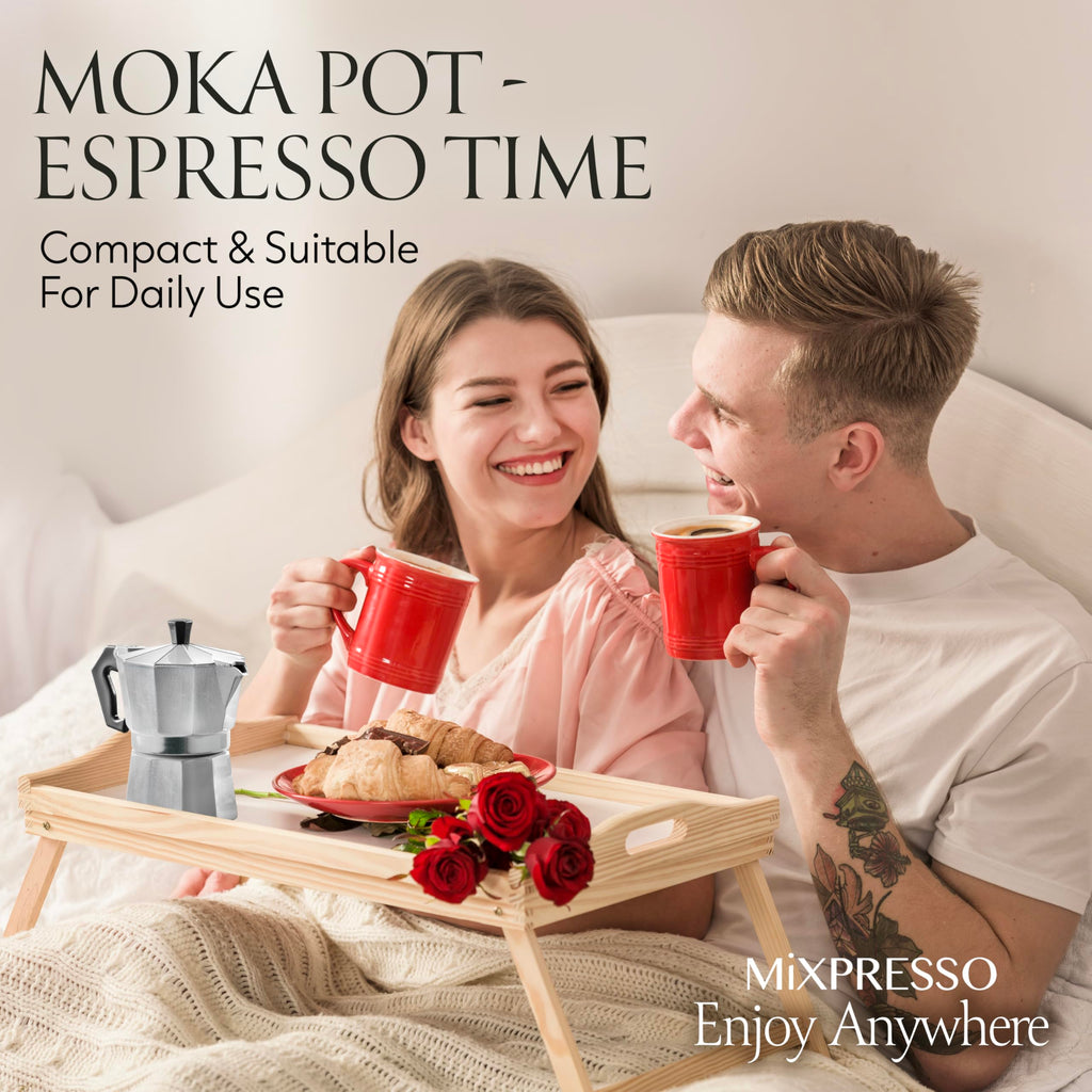3 Cup Moka Pot Stovetop Espresso Maker H75155
