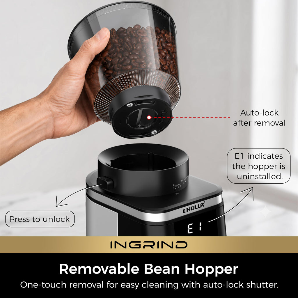 Electric Coffee Grinder with 60 Grind Settings Q91371
