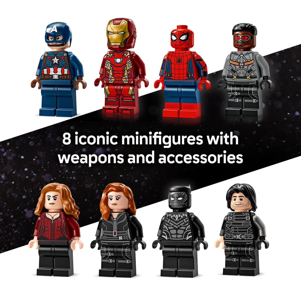 Captain America Civil War Building Toy Set with 8 Minifigures S140380