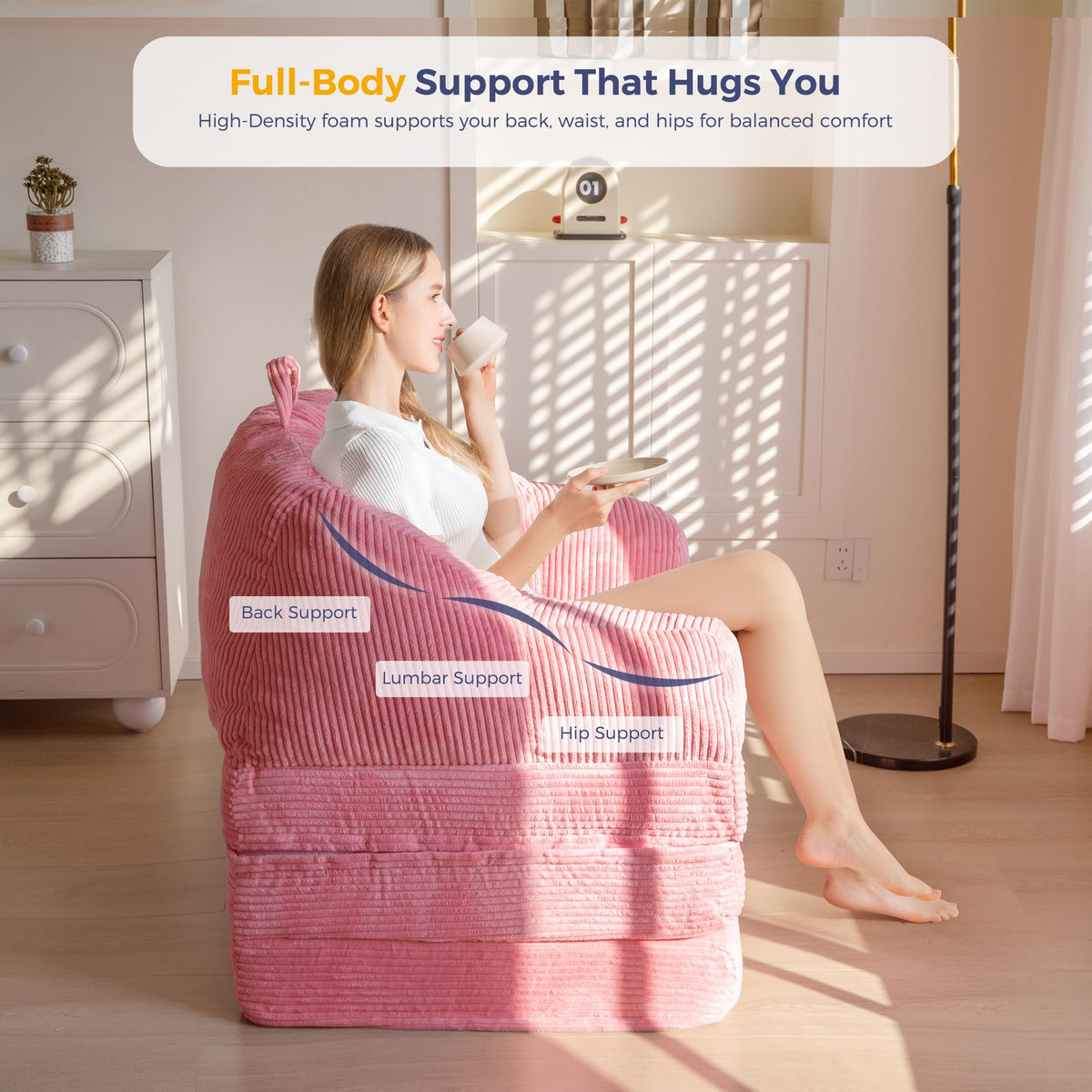 Folding Sofa Bed with Backrest Q344774