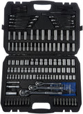 201-Piece Mechanic's Socket Tool Set with Case, SAE and Metric, Chrome-Vanadium Steel E9703