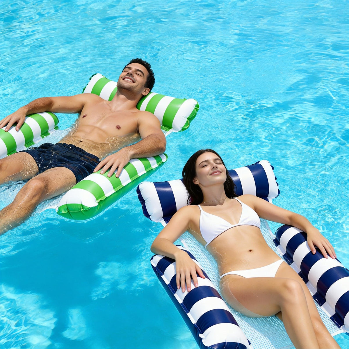 4 Pack Inflatable Pool Float Chair Q142