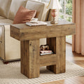 2-Tier Narrow Side Table with Storage Shelf U69486