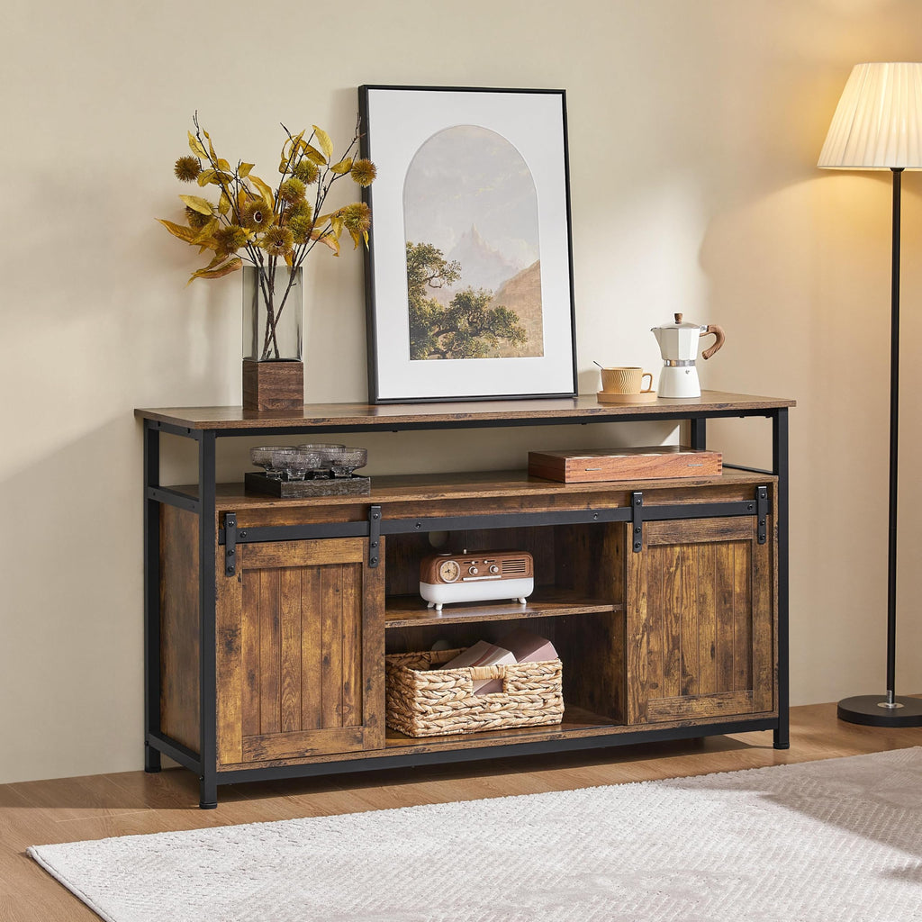 Tall Farmhouse TV Stand for 65 Inch TV Z399